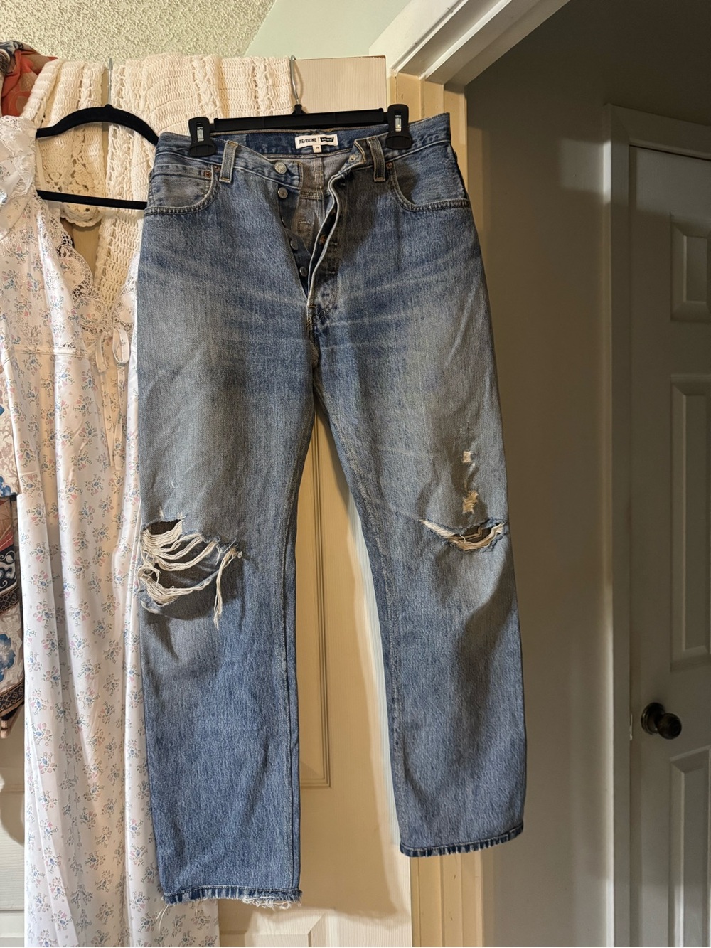 REDONE LEVI’S ULTRA HIGH RISE JEANS